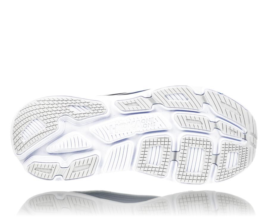 Chaussure Running Hoka One One Bondi 6 Homme - Bleu/Blanche - DYU-652730